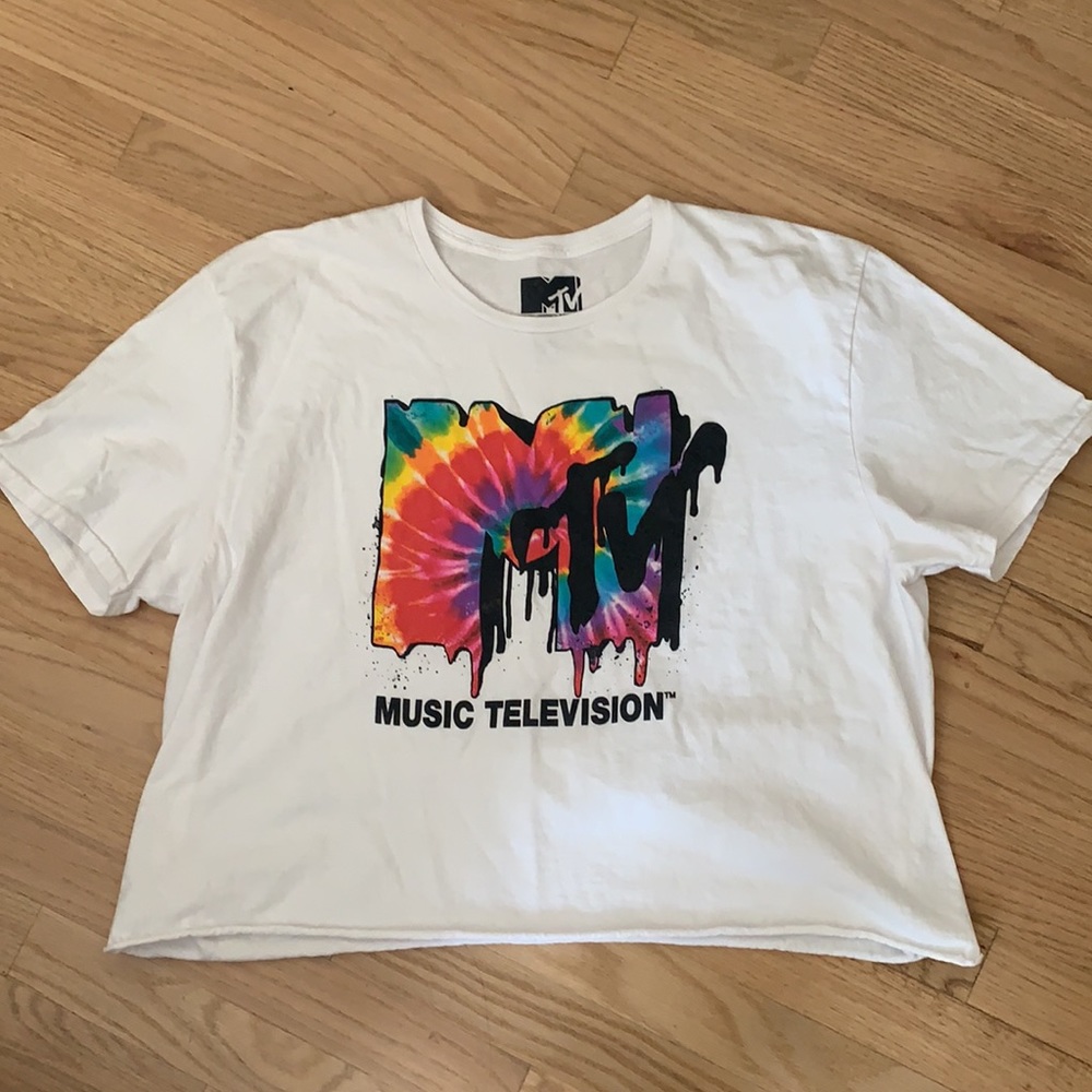 MTV Music Television Raw Hem Tee 2XL